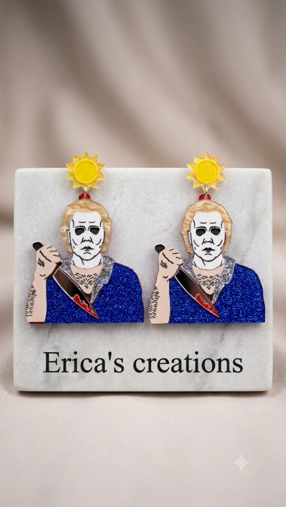 Michael Myers acrylic dangles