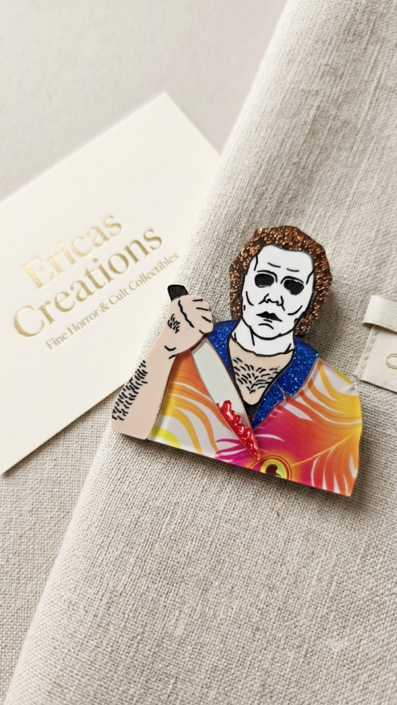 Michael Myers acrylic brooch